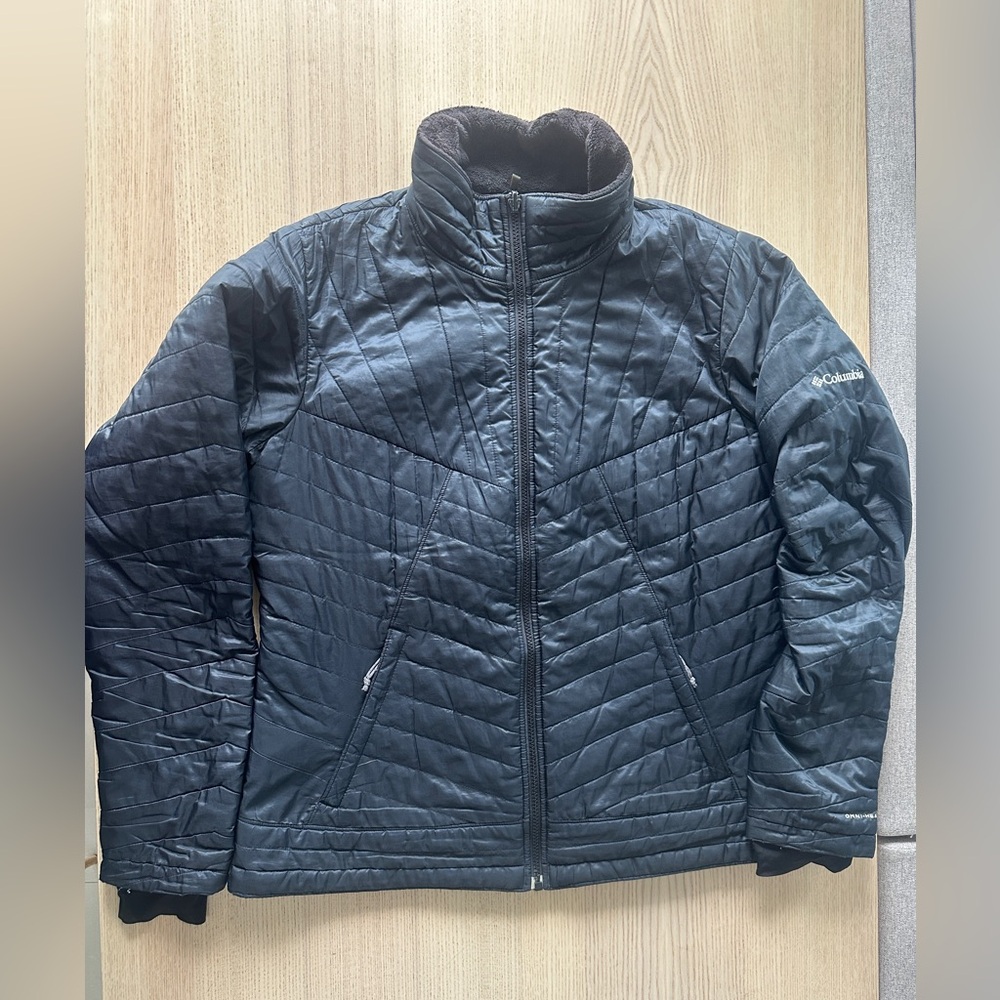 Columbia Omni Heat Puffer Jacket Women’s Size XL Black